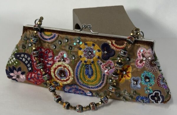 Sparkly Colorful Max Mayer Embroidered&Beaded Purse   - Image 7